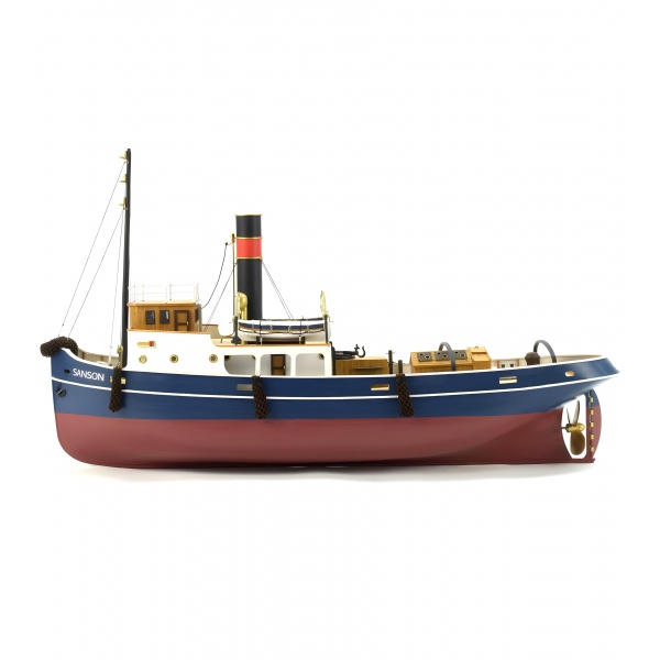 1/50 Sanson Tugboat Ahşap Gemi Maket Kiti