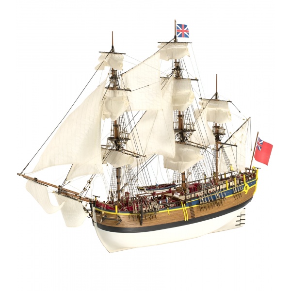 1/65 HMS Endeavour Ahşap Gemi Maket Kiti