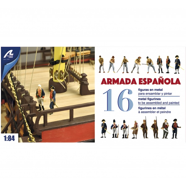 1/84 Santisimat Trinidad Gemici Figürleri (16 adet)