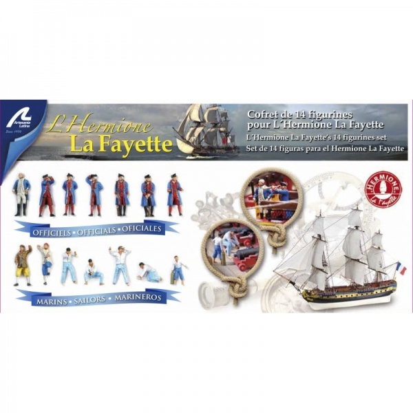 1/89 Hermoione La Fayette için Gemici Figürü 14 Adet