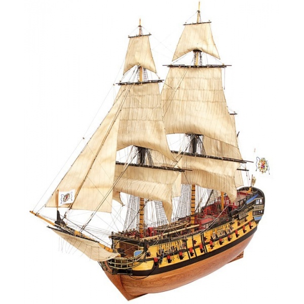 1/46 Nuesstra Senora del Pilar Ahşap Gemi Maket Kiti