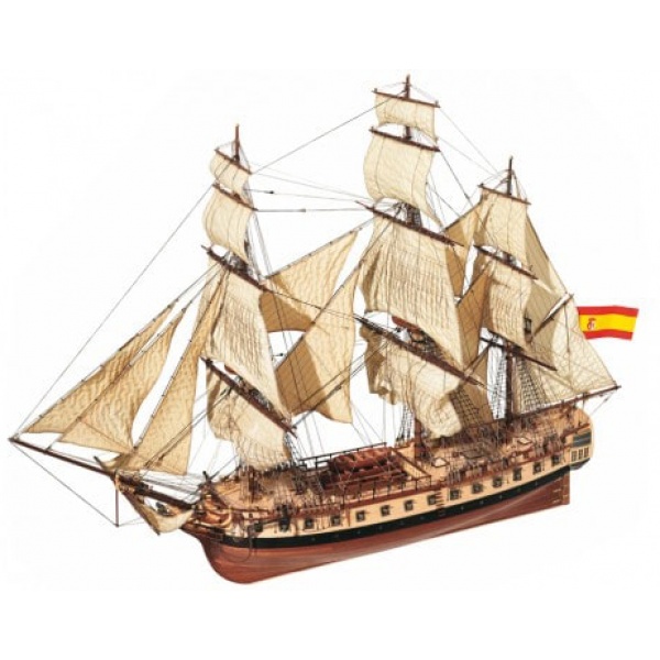 1/58 Cala Esmeralda Ahşap Gemi Maket Kiti