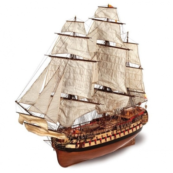 1/70 Montanes Ahşap Gemi Maket Kiti