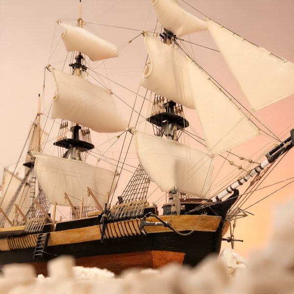 1/75 HMS Erebus Ahşap Gemi Maket Kiti