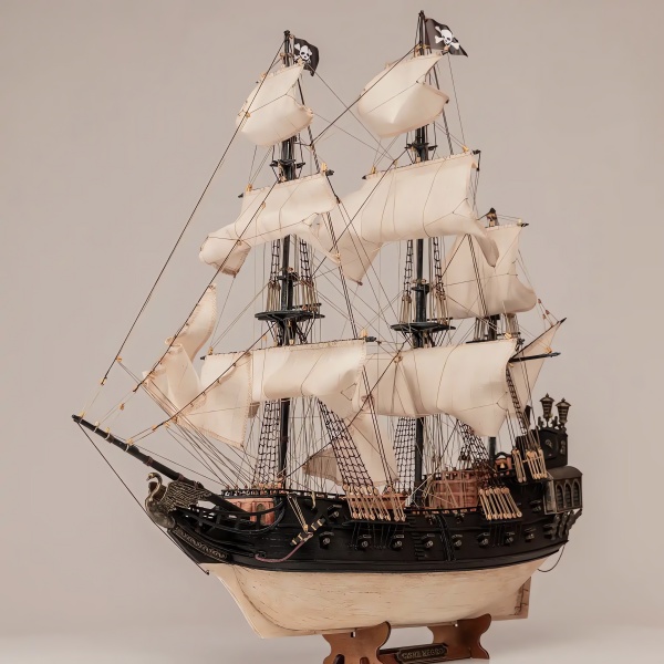 1/75 The Black Swan Pirate Ahşap Gemi Maket Kiti