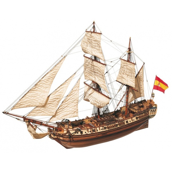 1/85 La Candelaria Ahşap Gemi Maket Kiti