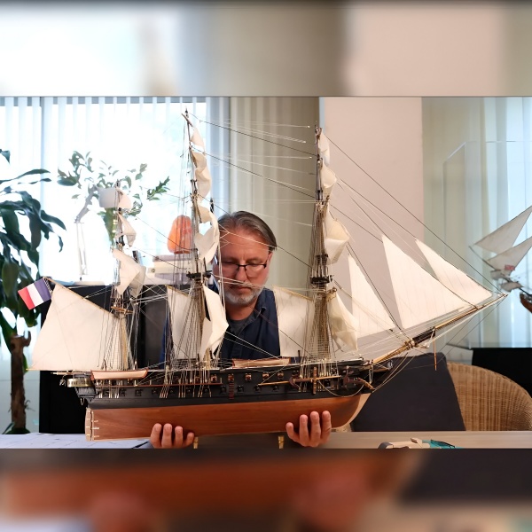 1/90 Bellen Poule Ahşap Gemi Maket Kiti