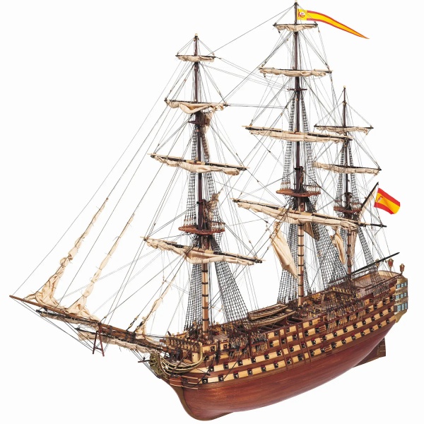 1/90 Santisima Trinidad Ahşap Gemi Maket Kiti