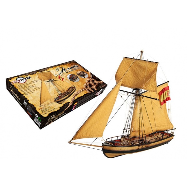1/30 Atrevida Gunboat Ahşap Gemi Maket Kiti