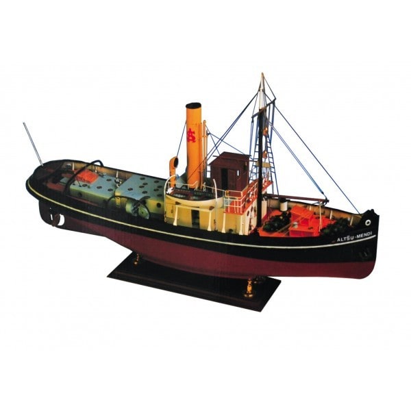 1/50 Altsu Mendfi Steam Tugboat Ahşap Gemi Maket Kiti