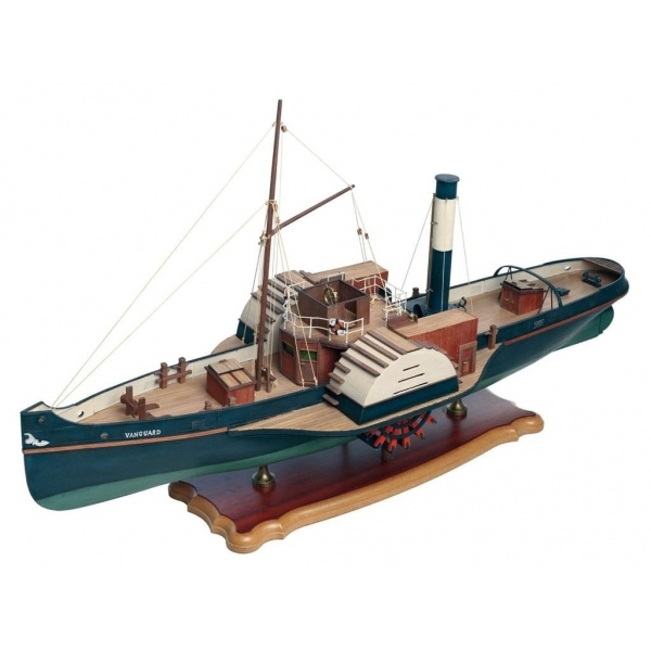 1/50 Vanguard Paddle Tugboat Ahşap Gemi Maket Kiti