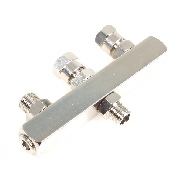 3'lü Airbrush Çoklayıcı, 1/8''