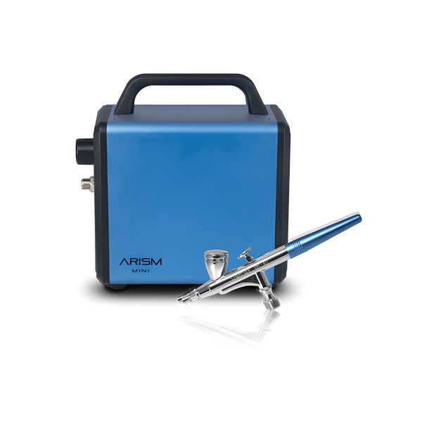 HB-040 & Arism Mini Airbrush Seti, Gök Mavi