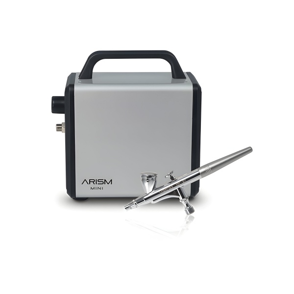 HB-040 & Arism Mini Airbrush Seti, Gümüş