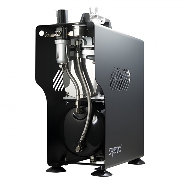 TC-610H Plus Airbrush Kompresörü, Depolu Regülatörlü, Max 5.5bar