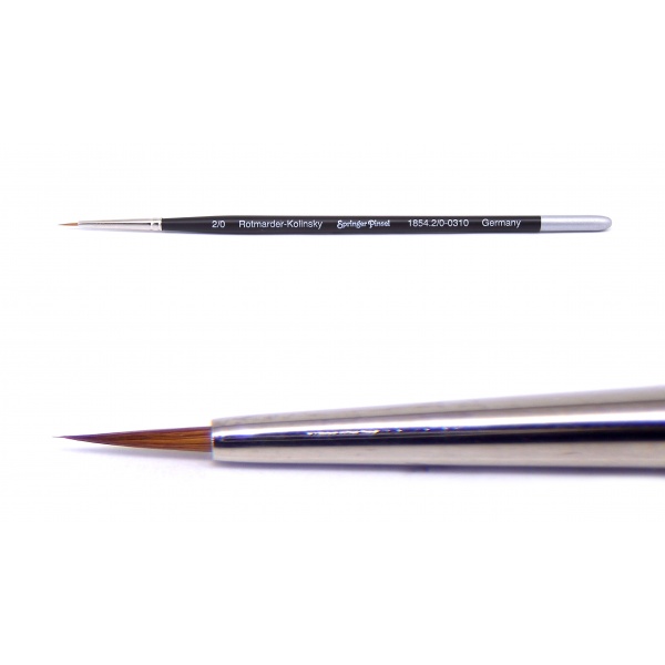 Künstler-AquareIIpinsel Kolinsky Samur Kürkü-Japon Vizonu Kılı Fırça No:2/0