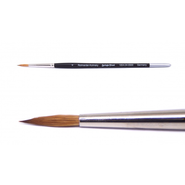 Künstler-AquareIIpinsel Kolinsky Samur Kürkü-Japon Vizonu Kılı Fırça No:4