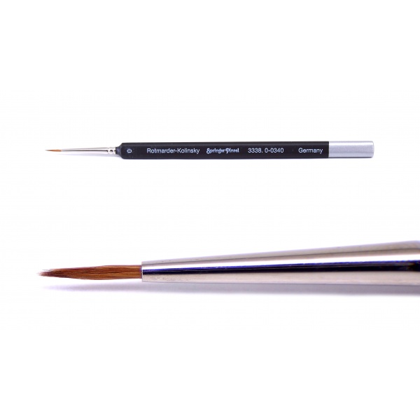 Üçgensi Künstler-AquareIIpinsel Kolinsky Samur Kürkü-Japon Vizonu Kılı Fırça No:1