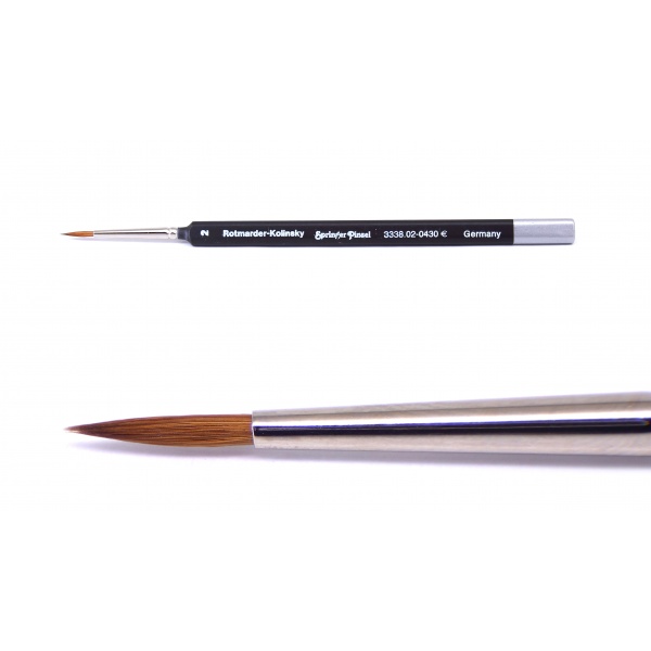 Üçgensi Künstler-AquareIIpinsel Kolinsky Samur Kürkü-Japon Vizonu Kılı Fırça No:2