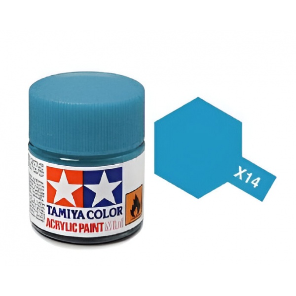 X-14 Sky Blue Parlak Akrilik Boya (10 ml.)