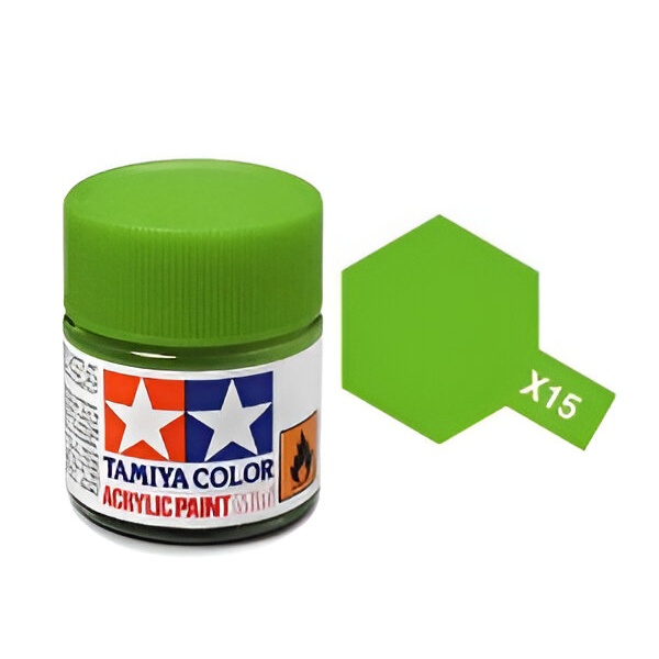 X-15 Light Green Parlak Akrilik Boya (10 ml.)
