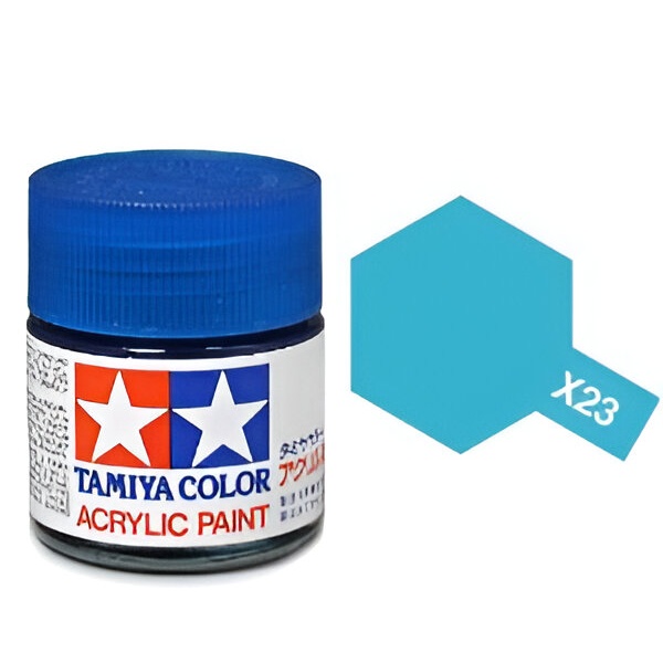 X-23 Clear Blue Parlak Akrilik Boya (10 ml.)