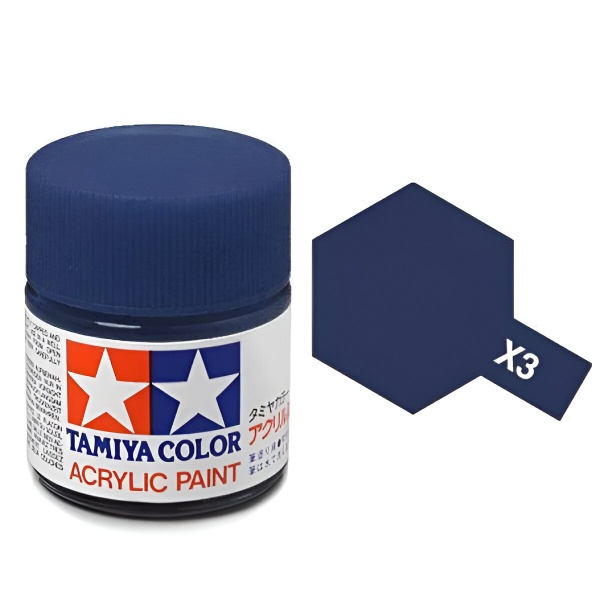 X-3 Royal Blue Parlak Akrilik Boya (10 ml.)