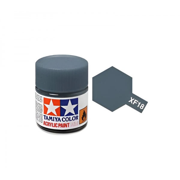 XF-18 Medium Blue Mat Akrilik Boya (10 ml.)