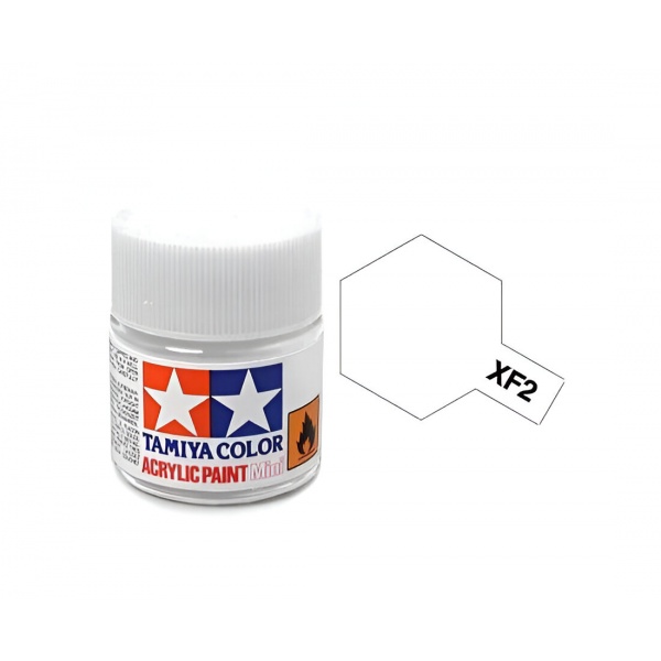 XF-2 Flat White Mat Akrilik Boya (10 ml.)