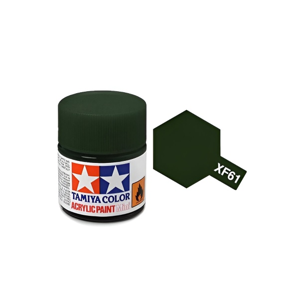 XF-61 Dark Green Mat Akrilik Boya (10 ml.)