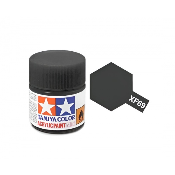 XF-69 Nato Black Mat Akrilik Boya (10 ml.)