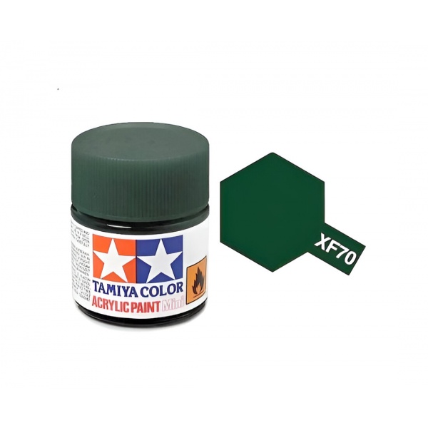 XF-70 Dark Green 2 Mat Akrilik Boya (10 ml.)