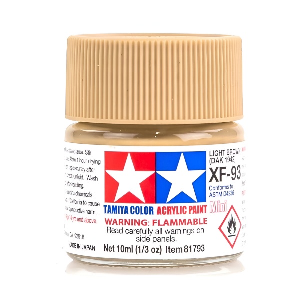 XF-93 Light Brown DAK 1942 Mat Akrilik Boya (10 ml.)