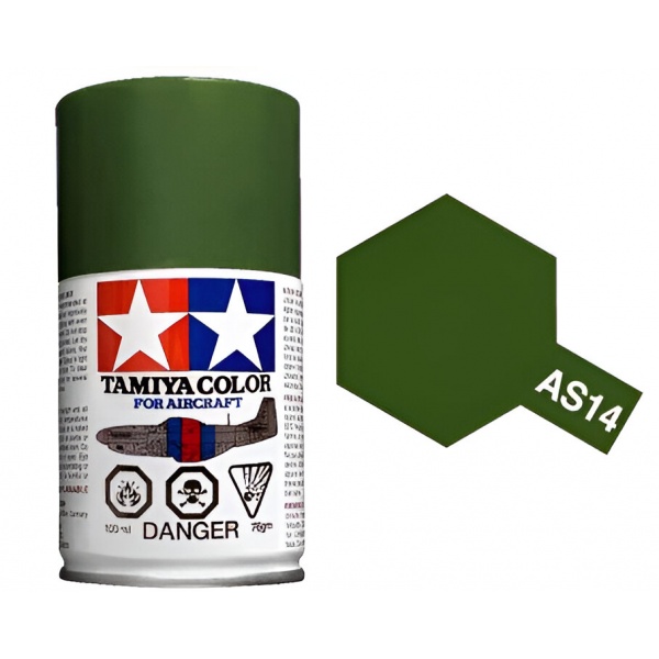 AS-14 Olive Green(Usaf) Sprey Boya (100 ml.)