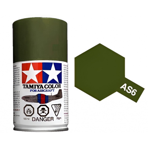 AS-6 Olive Drab(Usaaf) Sprey Boya (100 ml.)