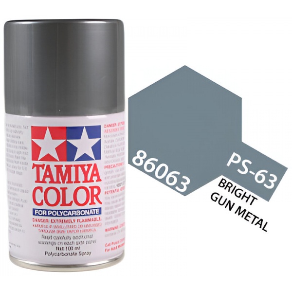 PS-63 Bright Gun Metal Sprey Boya (100 ml.)