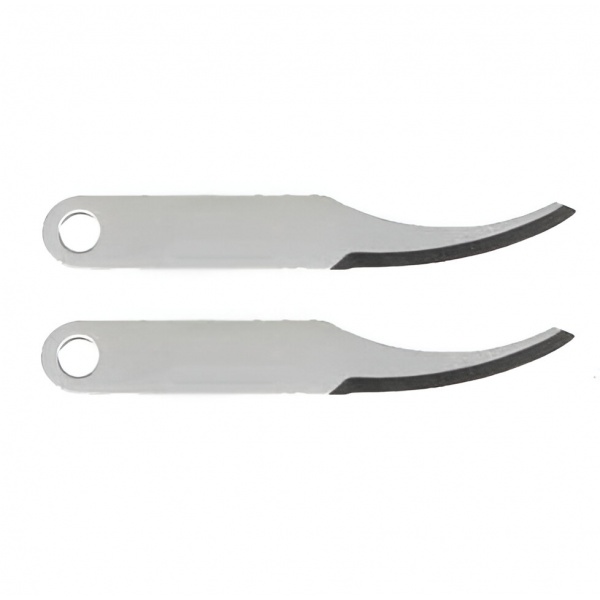 K-7 Bıçak Sapları için No:107 Konveks Oyma Yedek Bıçak Uç Seti (2 Adet)