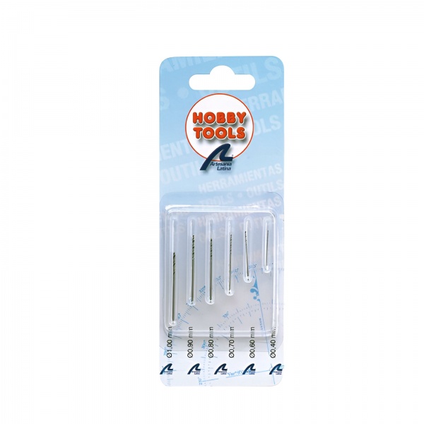 0,4 ile 1mm arası HSS Matkap Ucu Seti (6 adet)