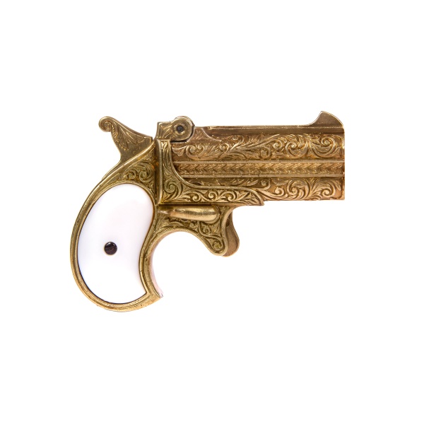 DERRINGER, Dekoratif Replika Model,  USA 1866 (13,5 cm)