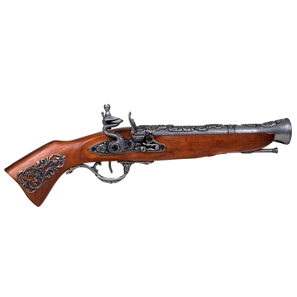 FLINTLOCK Blunderbuss , Dekoratif Replika Model,  Avusturya 18. yüzyıl (39 cm)