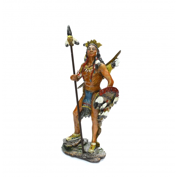 Mızraklı Kızılderili Kurşun Asker Model,10 cm