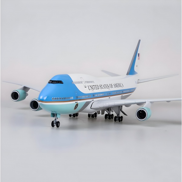 1/160 Boeing 747 Air Force One, Hazır Yolcu Uçağı Maketi (47 cm)