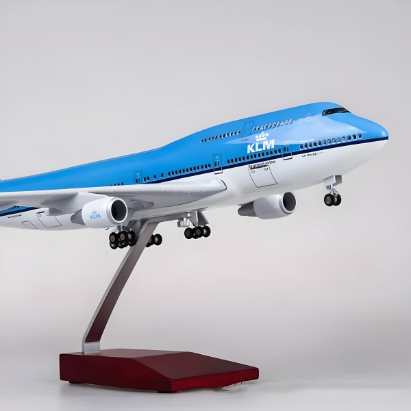 1/160 Boeing 747 KLM, Hazır Yolcu Uçağı Maketi (47 cm)