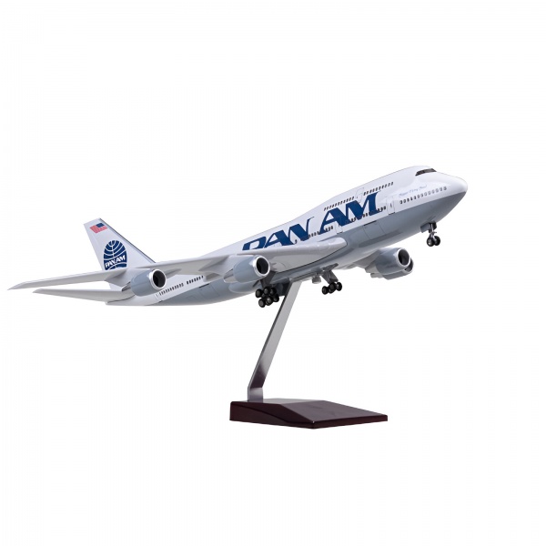 1/160 Boeing 747 Pan American, Hazır Yolcu Uçağı Maketi (47 cm)