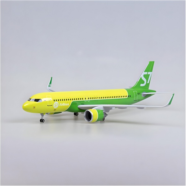1/80 Airbus A320 NEO Siberia, Hazır Yolcu Uçağı Maketi (47 cm)