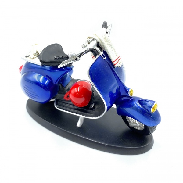 Motosiklet Biblo, El Boyaması 18x7.5x11 cm