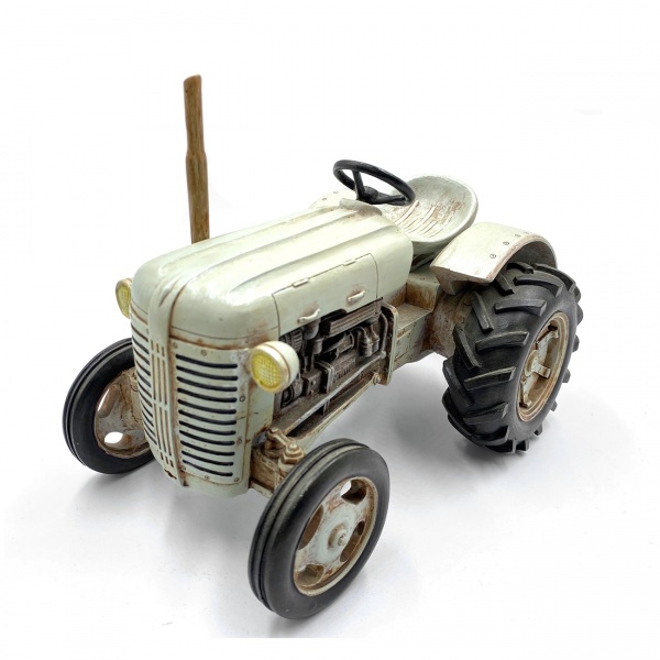Traktör Model, El Boyaması 23,5x15x19,5 cm