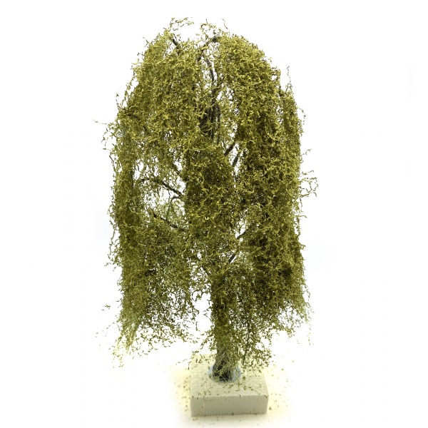 Bahar Yeşili Ağlayan Söğüt Ağacı Maketi (30 cm)