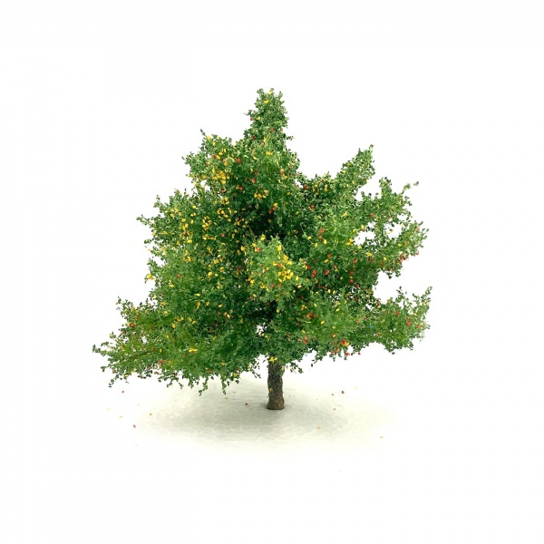 Sonbahar Öncesi Elma Ağacı Maketi (15 cm)