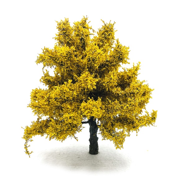 Sonbahat Sarı Yapraklı Kayın Ağacı Maketi (19 cm)
